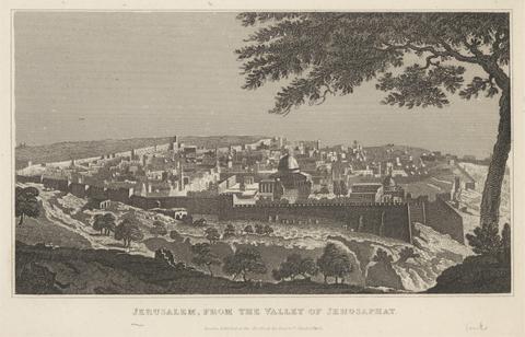 unknown artist Jerusalem, from the Valley of Jehosaphat
