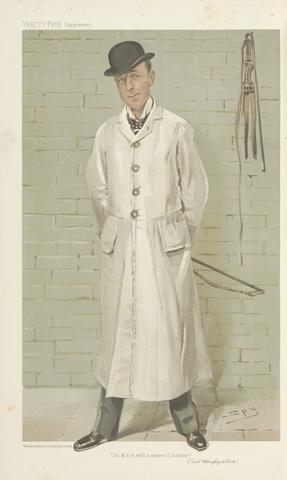 Leslie Matthew 'Spy' Ward Vanity Fair - Fox Hunters. 'An M.F.H. with a scene of humour'. Lord Willoughby de Broke. 23 November 1905