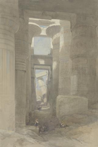 David Roberts The Great Temple of Amon Karnak, The Hypostyle Hall