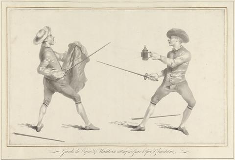 James Gwin Garde de L'Epée & Manteau Attaquée par L'Epée & Lanterne