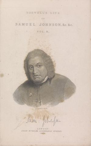 Edward Francis Finden Samuel Johnson