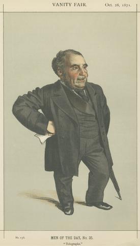 unknown artist Politicians - Vanity Fair. 'Telegraphs'. Mr. John Pender. 28 October 1871