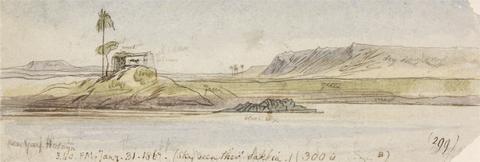 Edward Lear Near Garf Hossayn, 3:40 pm, 31 January 1867 (299)