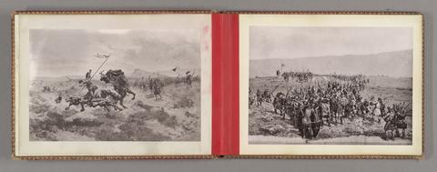  Photograph album of Ernest Philipp Fleischer's panorama of the Battle of Bannockburn.
