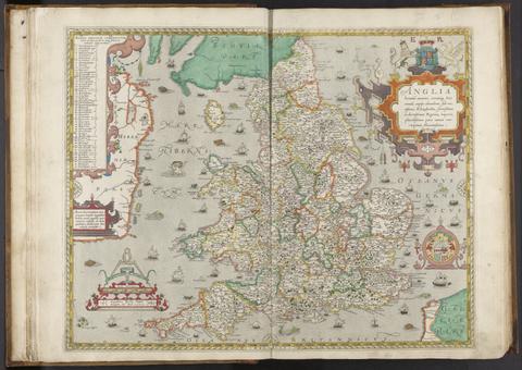 Saxton, Christopher, 1542?- [Atlas of the counties of England and Wales].