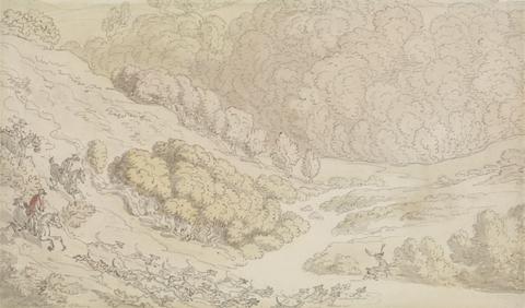 Thomas Rowlandson A Stag Hunt in the West Country