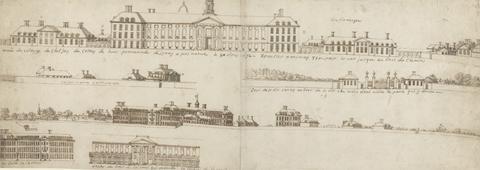 Francois Gasselin View of the Royal Hospital, Chelsea