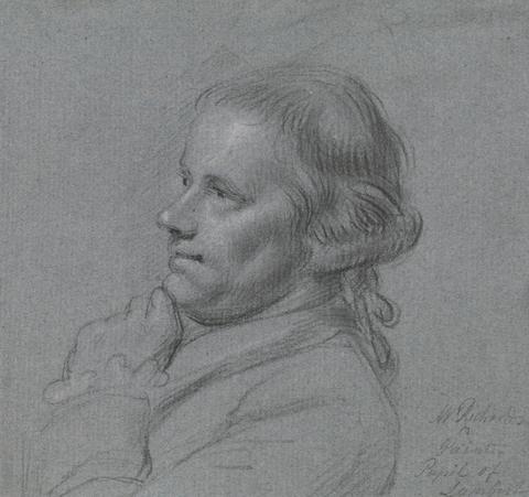 Charles Grignion Portrait study of John Inigo Richards, R.A.
