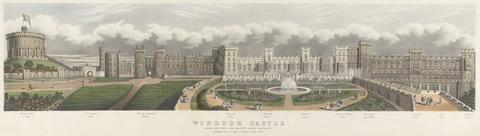 Windsor Castle - South and East View - Her Majesty's Private Apts.