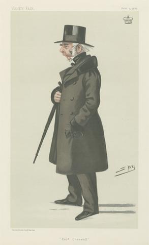 Leslie Matthew 'Spy' Ward Politicians - Vanity Fair. 'East Cornwall'. Lord Robartes. 4 February 1882