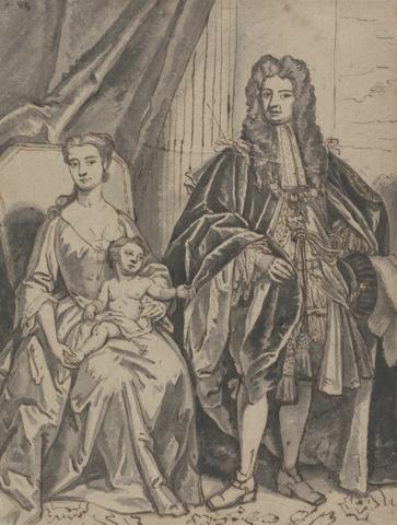 Robert Byng Portrait of a Family, called John Sheffield, Duke of Buckingham, and Family