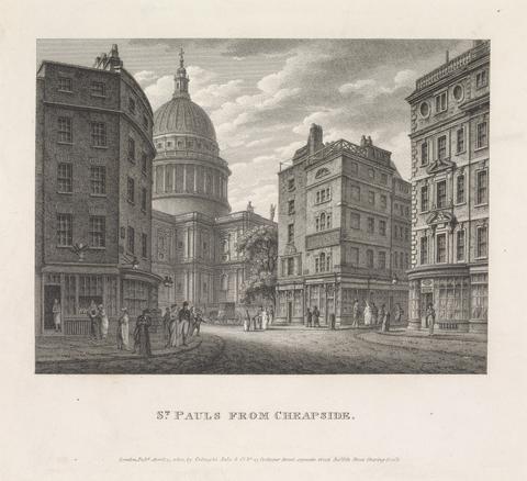 unknown artist St. Pauls from Cheapside