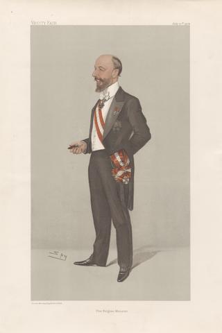 Leslie Matthew 'Spy' Ward One of a set; VANITY FAIR, Ambassadors to England: The Belgian Minister, Count Charles De La Laing, 21 July 1904