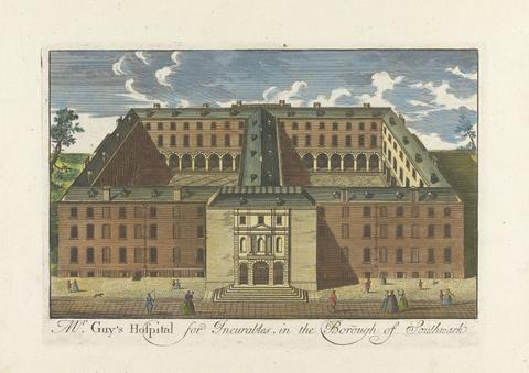 unknown artist Mr. Guy's Hospital for Incurables in the Borough of Southwark