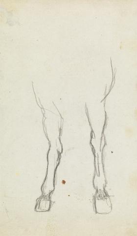 George Romney Study of a Horse's Hooves