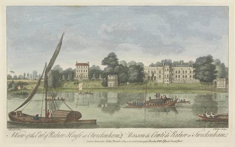 Anthony Walker A View of the Earl of Radnor's House at Twickenham