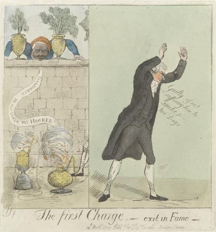 James Sayer The First Charge - Exit in Fumo