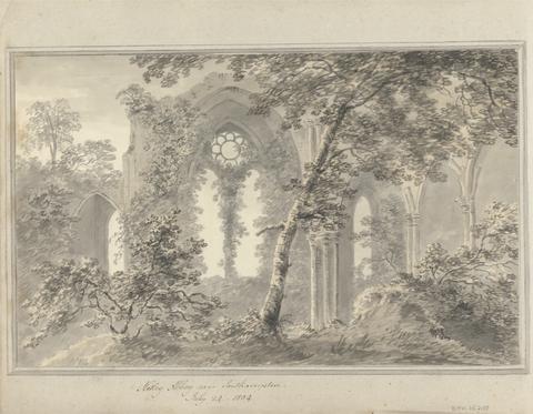 Amos Green Views in England, Scotland and Wales: Netley Abbey near Southampton, July 24, 1804