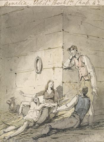 George Chinnery Illustration to Fielding's Amelia