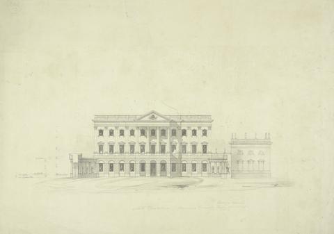 Thomas Cundy Design for Grosvenor House, London: North Elevation