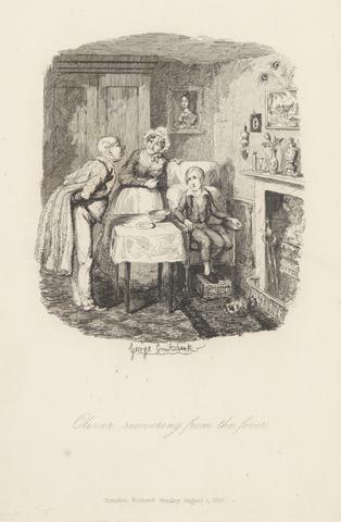 George Cruikshank Oliver Recovering from the Fever