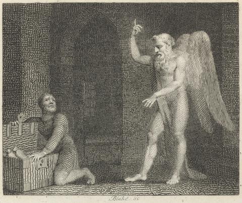 William Blake The Miser and Plutus