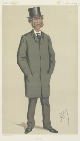 Carlo Pellegrini Vanity Fair: Policemen; 'Police', Lieutenant-Colonel Edmund Yeamans Walcott Henderson, March 6, 1875