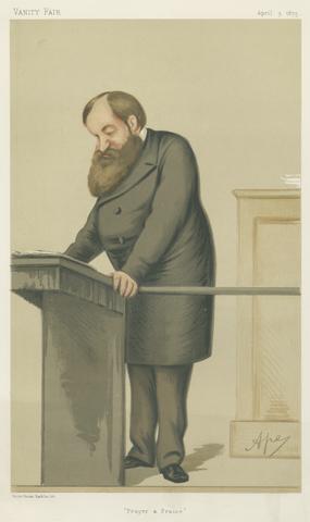 Carlo Pellegrini Vanity Fair: Musicians; 'Prayer and Praise', Mr. D. L. Moody, April 3, 1875