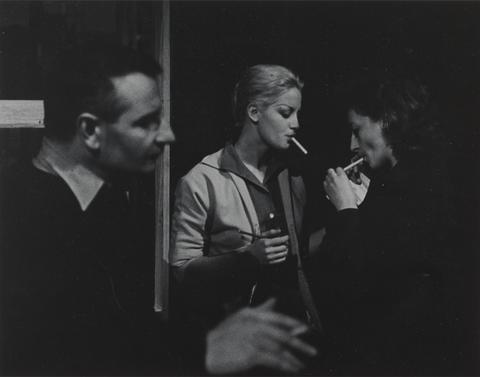 Lewis Morley Lindsay Anderson and Mary Ure