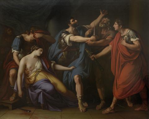 Gavin Hamilton The Death of Lucretia