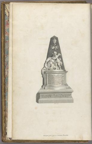 Frontispiece, Monument to John Gay