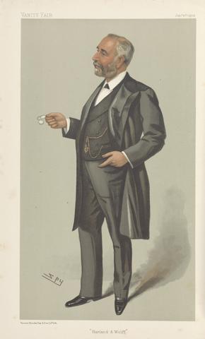 Leslie Matthew 'Spy' Ward Vanity Fair: Shipping Officials; 'Harland and Wolff', The Right Hon. William James Pirrie, January 8, 1903