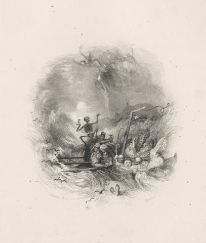 Edward Goodall The Death-Boat of Heligoland (Vignette)