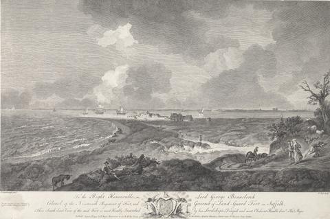 Thomas Major South East View of tLand-Guard Fort, in Suffolk