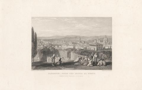 Edward Goodall Florence from the Chiesa al Monte