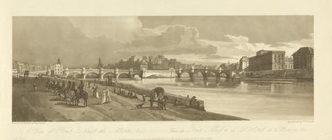 Thomas Girtin A View of Pont Neuf, the Mint, &c.