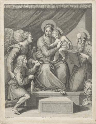 Virgin and Child and Tobias and the Archangel Raphael