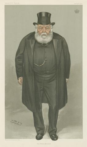 Leslie Matthew 'Spy' Ward Prime Ministers - Vanity Fair. 'The Prime Minister'. Third Marquis of Salisbury. 20 December 1900