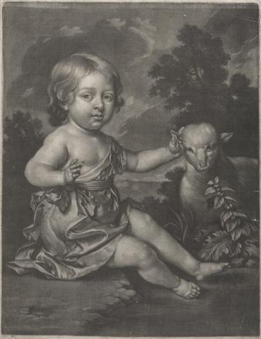 unknown artist Lady (child with lamb)