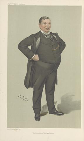 Leslie Matthew 'Spy' Ward Vanity Fair: Legal; 'The President of the Law Society', Mr. Thomas Rawle, July 6, 1905
