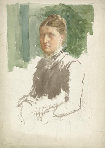 Charles F. Murray Portrait Study of a woman