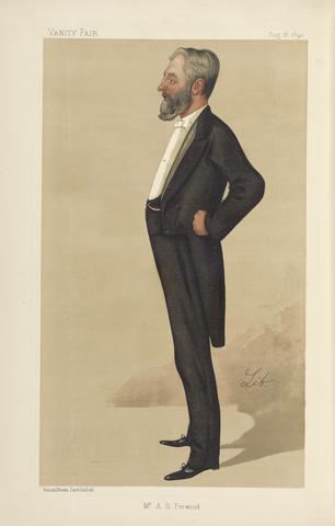 Liborio Prosperi Politicians - Vanity Fair - Mr. Arthur Bower Forwood. August 16, 1890