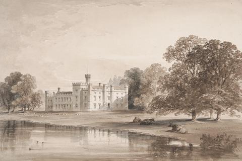 William Knight Chiddingstone Place, View from the Lake