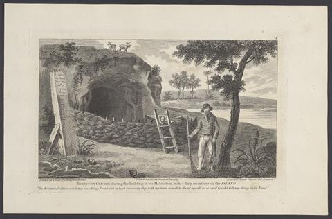  Twelve prints, representing the surprising events in the life and adventures of Robinson Crusoe