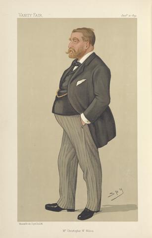 Leslie Matthew 'Spy' Ward Vanity Fair: Horse Trainers; Mr. Christopher Wyndham Wilson, January 10, 1891