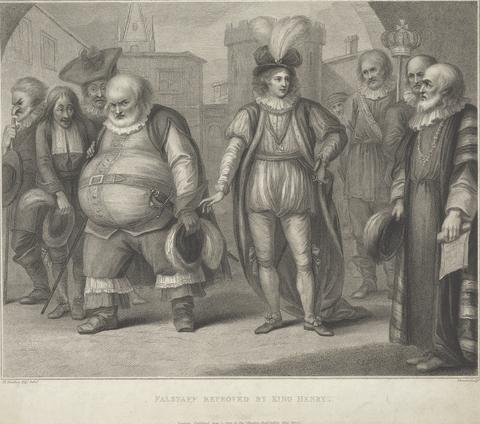 unknown artist Falstaff Reproved by King Henry