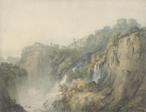 Joseph Mallord William Turner Tivoli with the Temple of the Sybil and the Cascades