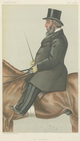 Leslie Matthew 'Spy' Ward Vanity Fair: Sports, Miscellaneous: Sport Riders; 'The Lord Mayor', Sir John Whitaker Ellis, Lord Mayor of London, November 4, 1882