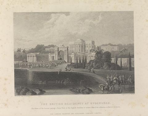 William Miller The British Residency at Hyderabad
