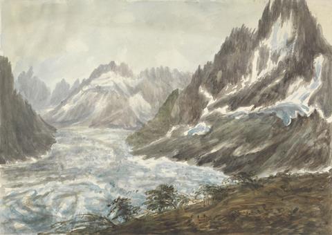 unknown artist Mountainous Landscape with River